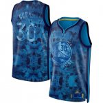 NBA 30 Curry Warriors 23-24 MVP Maillot bleu brodé